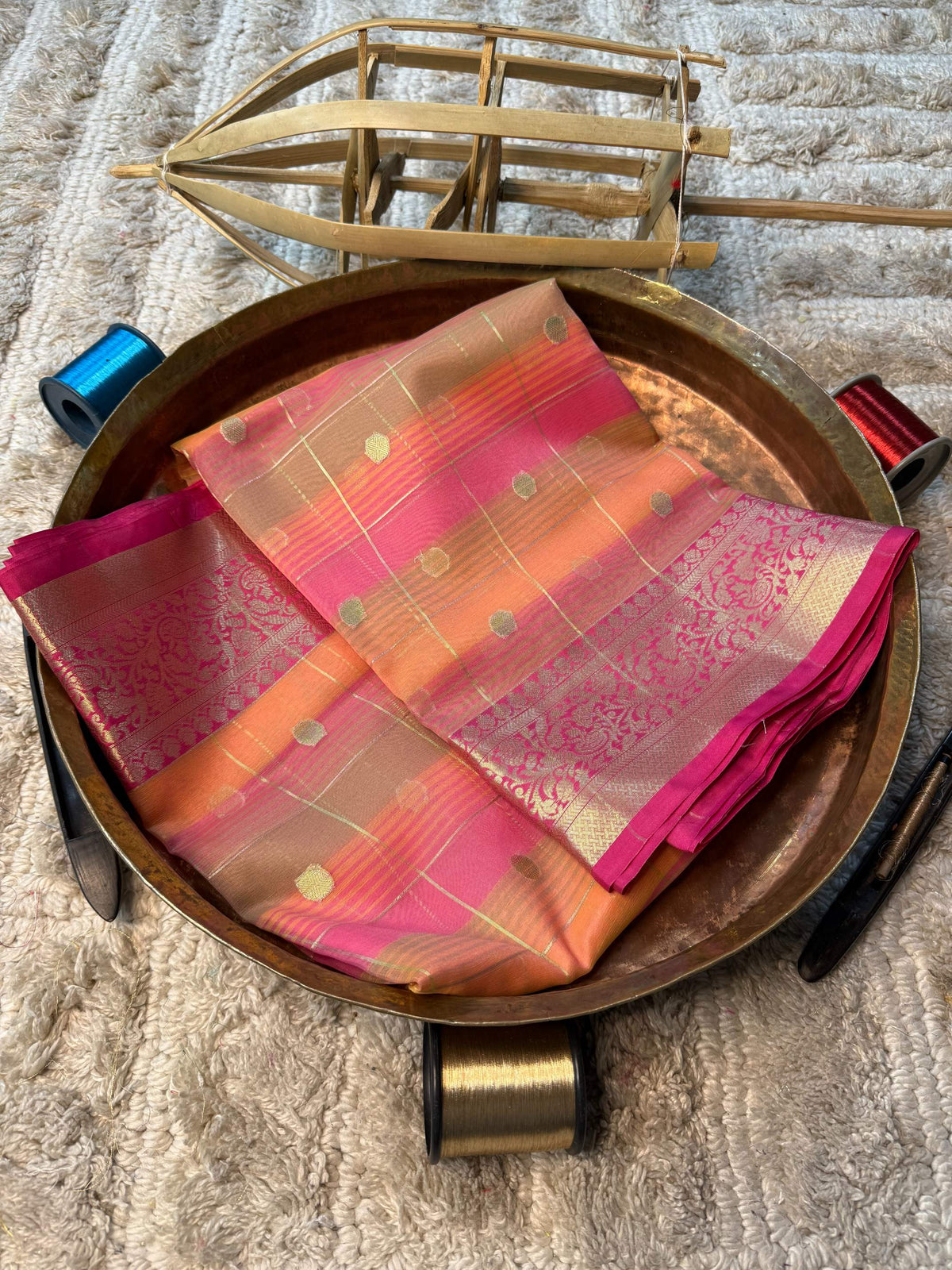 Eccentric zari weave Softsilk Banarasi Saree