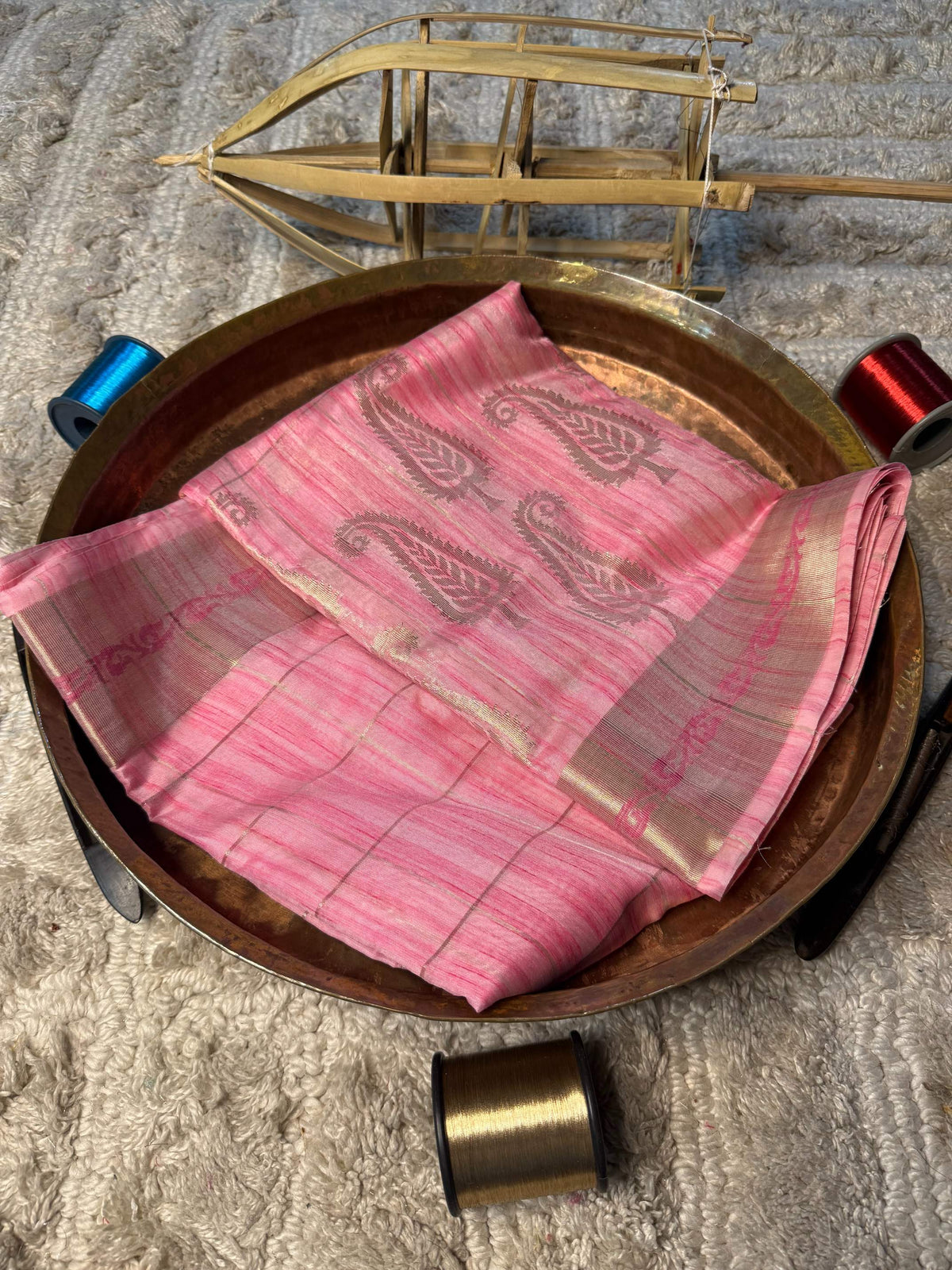 Eccentric zari weave Softsilk Banarasi Saree