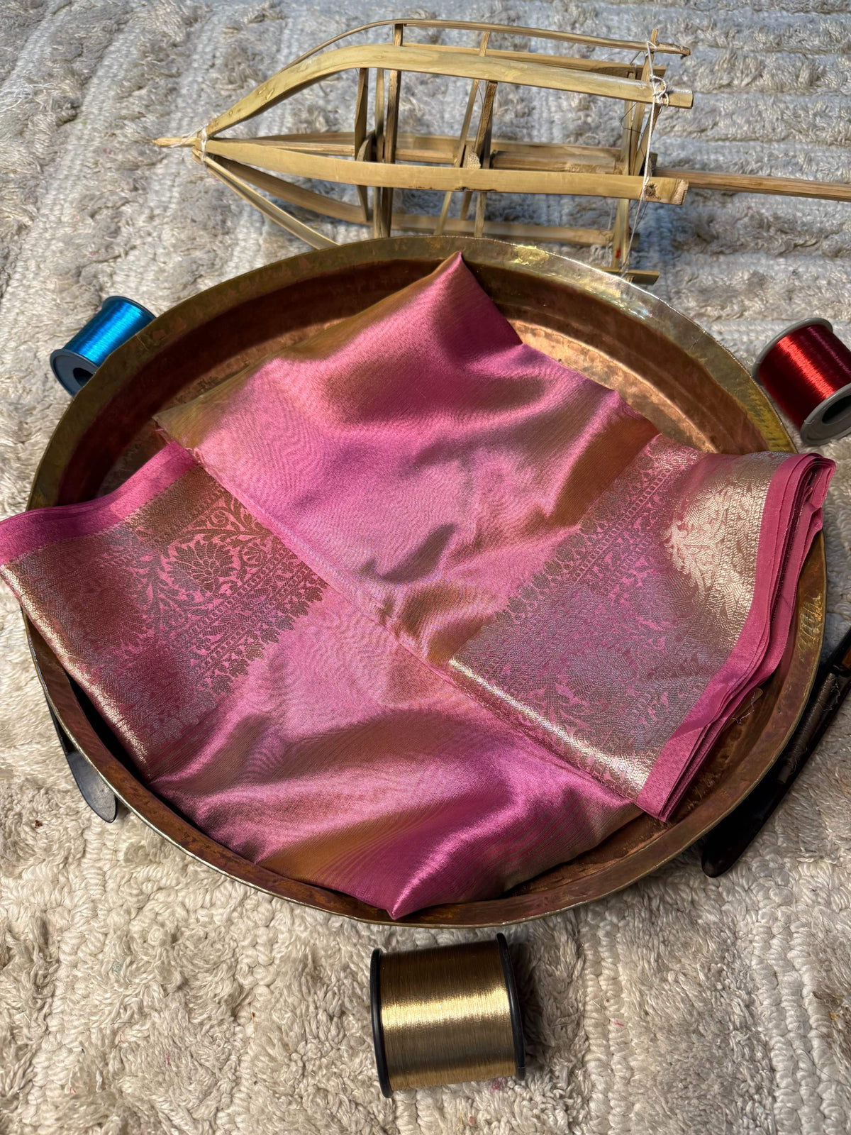 Eccentric zari weave Softsilk Banarasi Saree