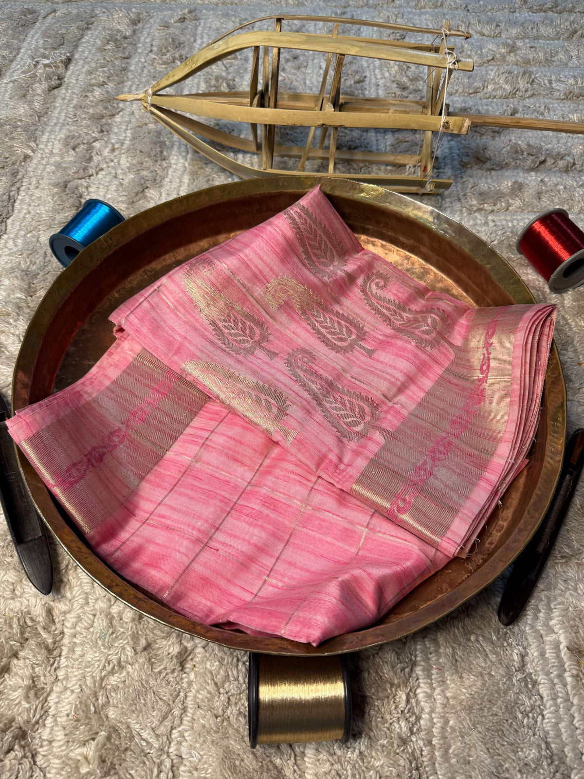Eccentric zari weave Softsilk Banarasi Saree