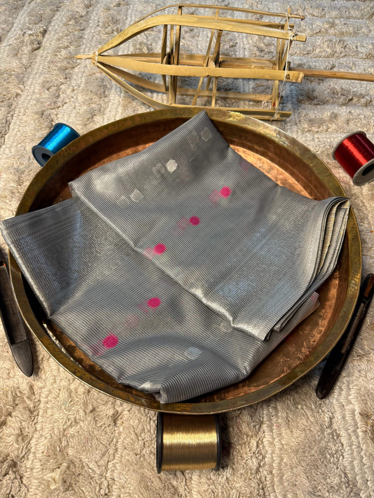 Eccentric zari weave Softsilk Banarasi Saree