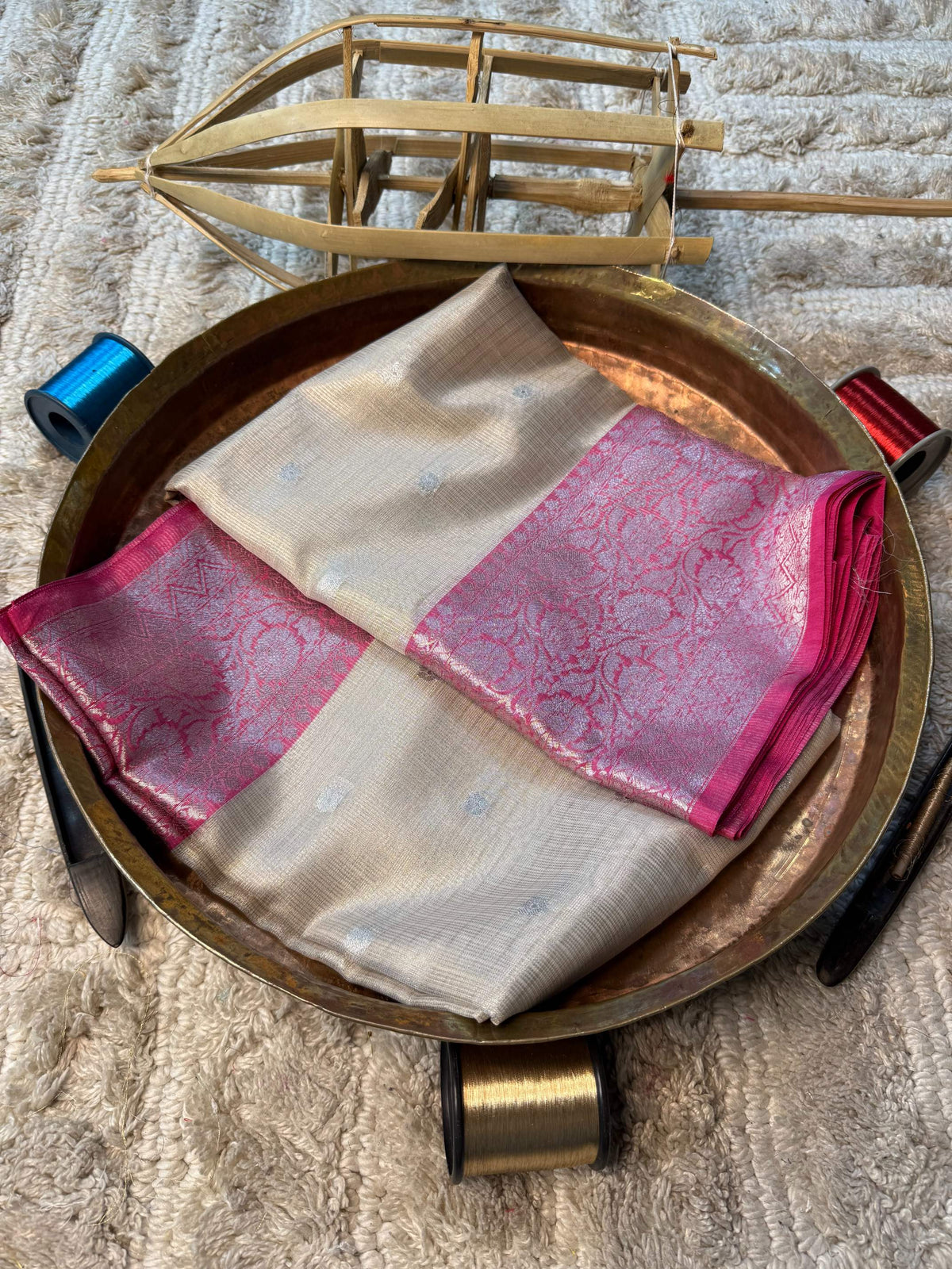 Eccentric zari weave Softsilk Banarasi Saree