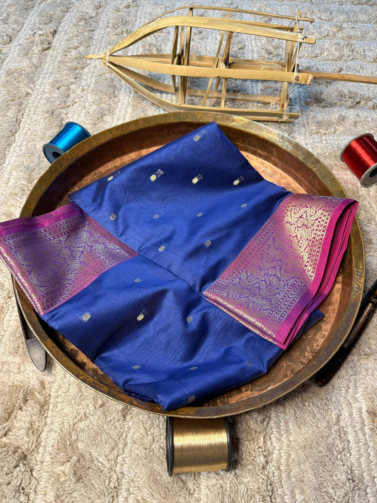 Eccentric zari weave Softsilk Banarasi Saree