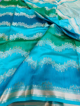 Handbrush Filled Pure Chiniya Silk Banarasi Saree