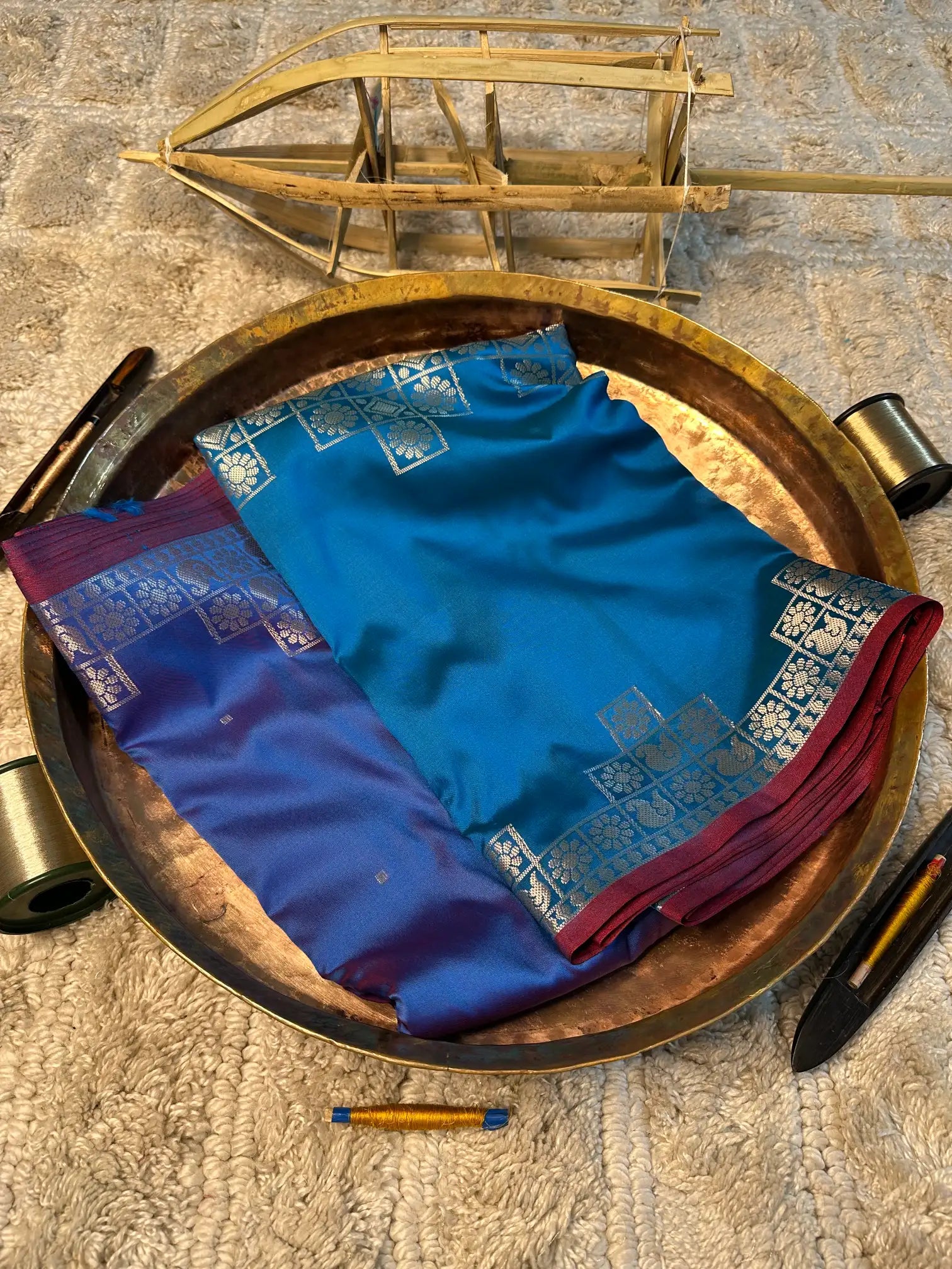 Eccentric Zari Weave Softsilk Banarasi Saree