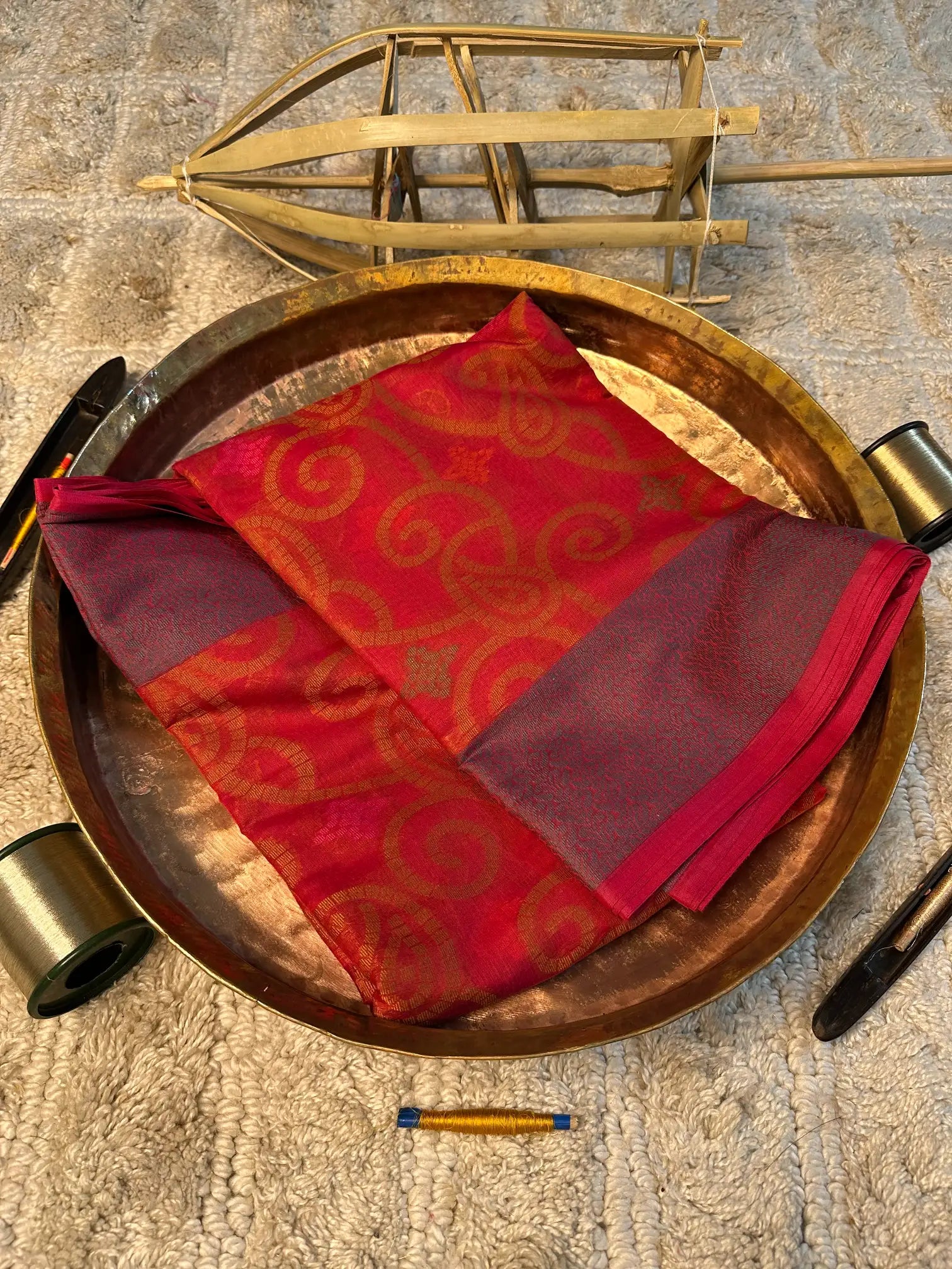 Eccentric Zari Weave Softsilk Banarasi Saree