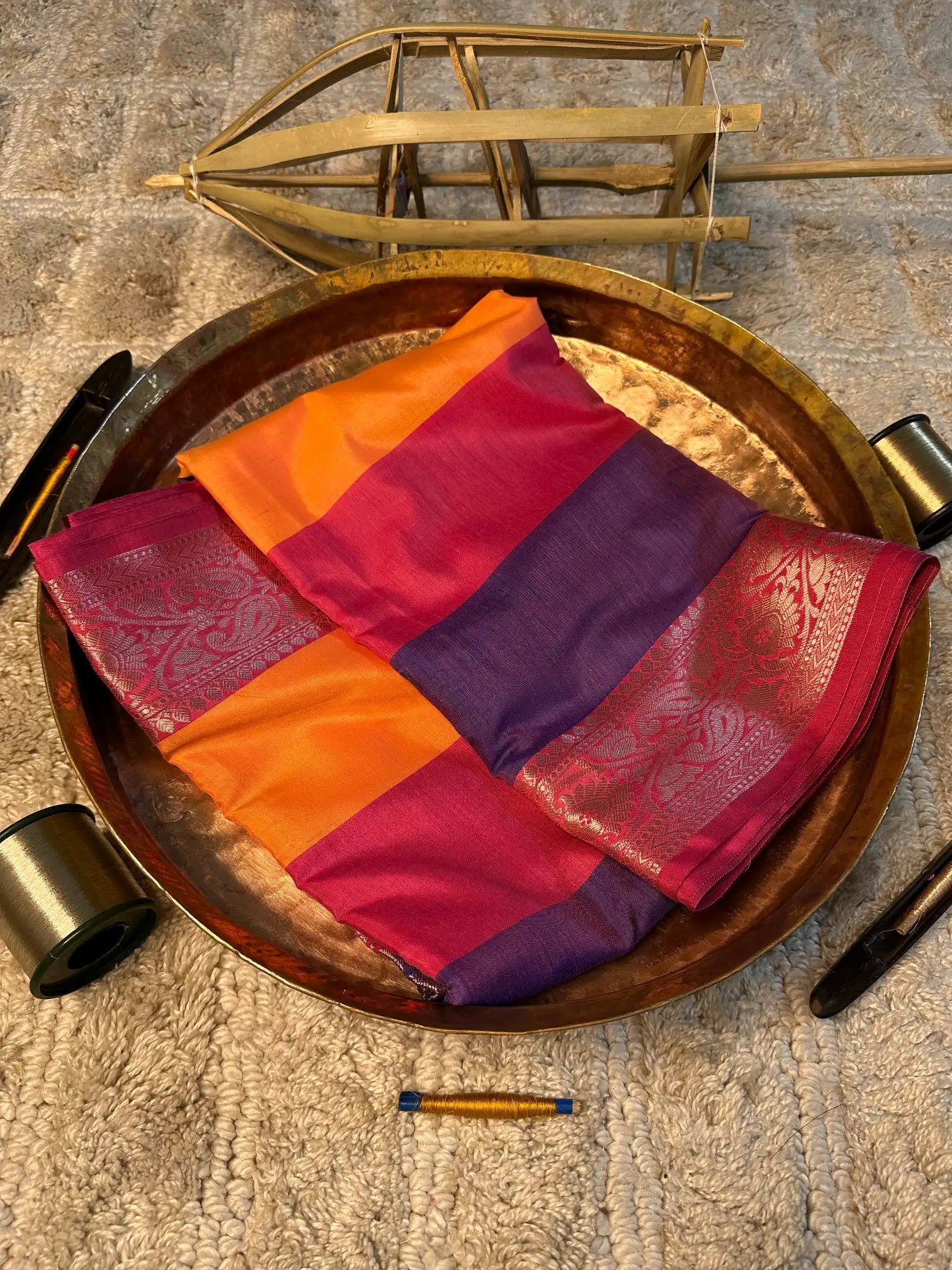 Eccentric Zari Weave Softsilk Banarasi Saree