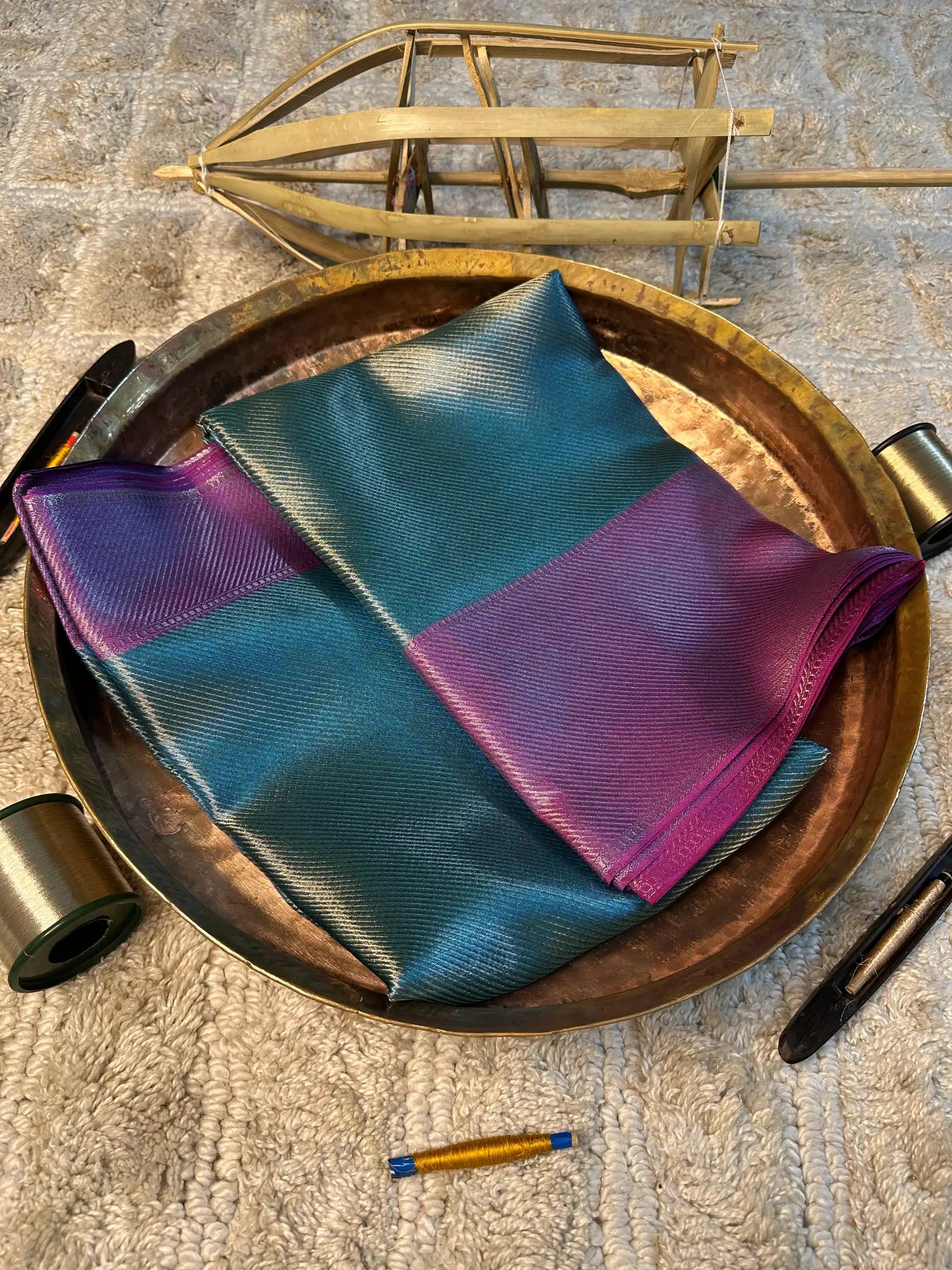 Eccentric Zari Weave Softsilk Banarasi Saree