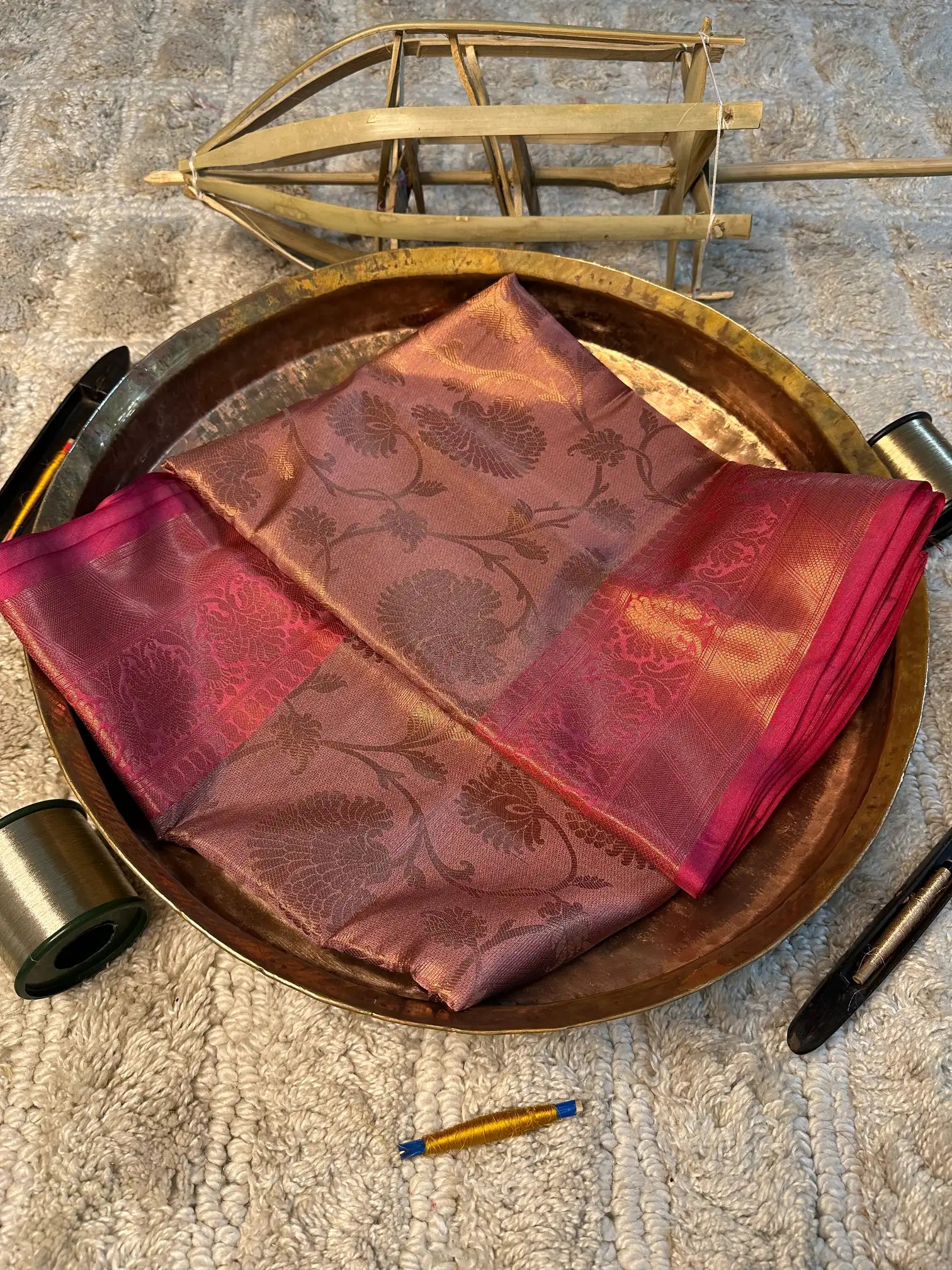 Eccentric Zari Weave Softsilk Banarasi Saree