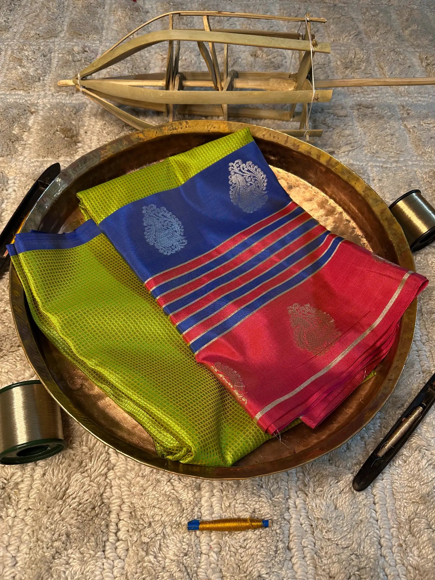 Eccentric Zari Weave Softsilk Banarasi Saree