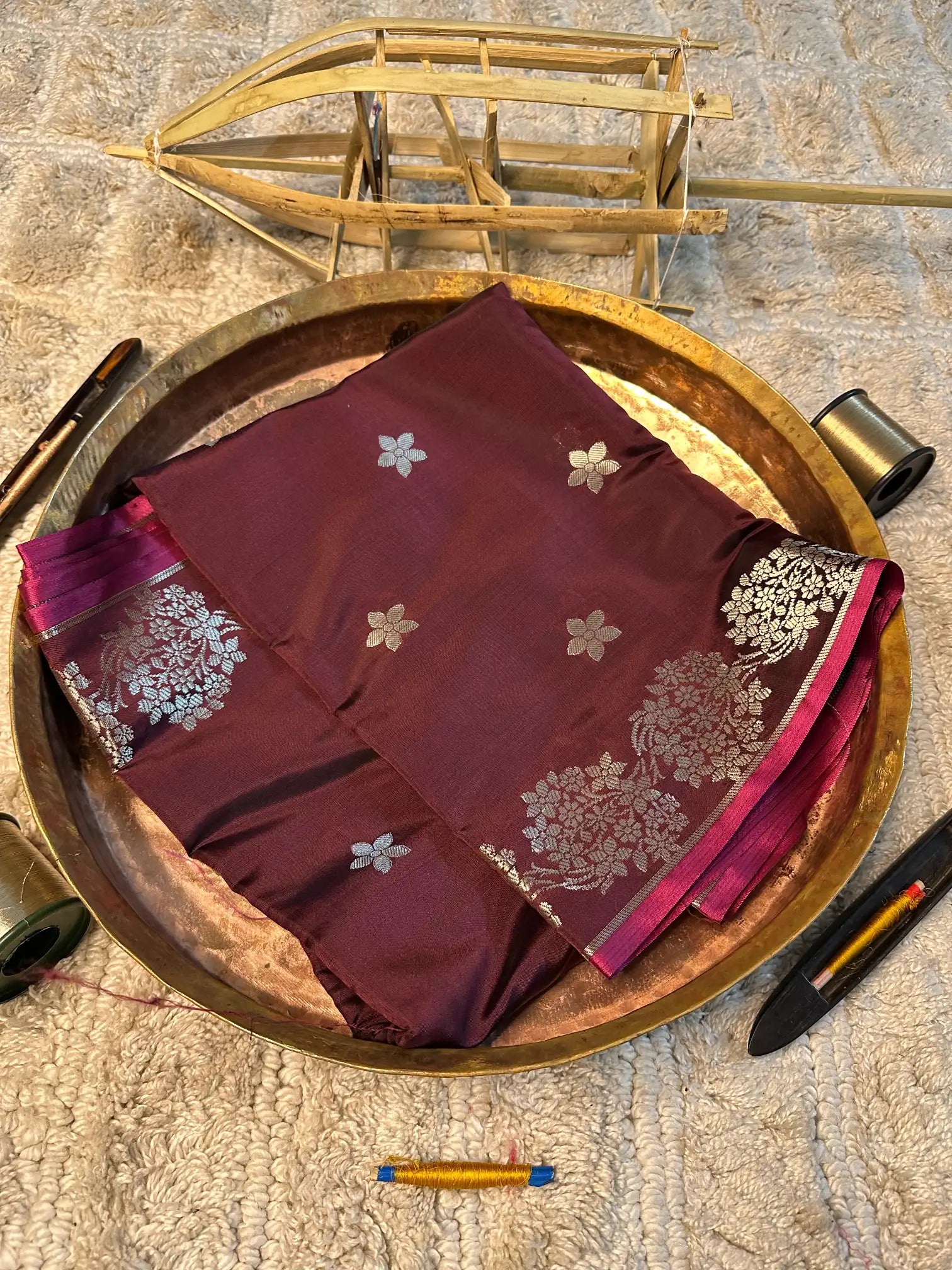 Eccentric Zari Weave Softsilk Banarasi Saree