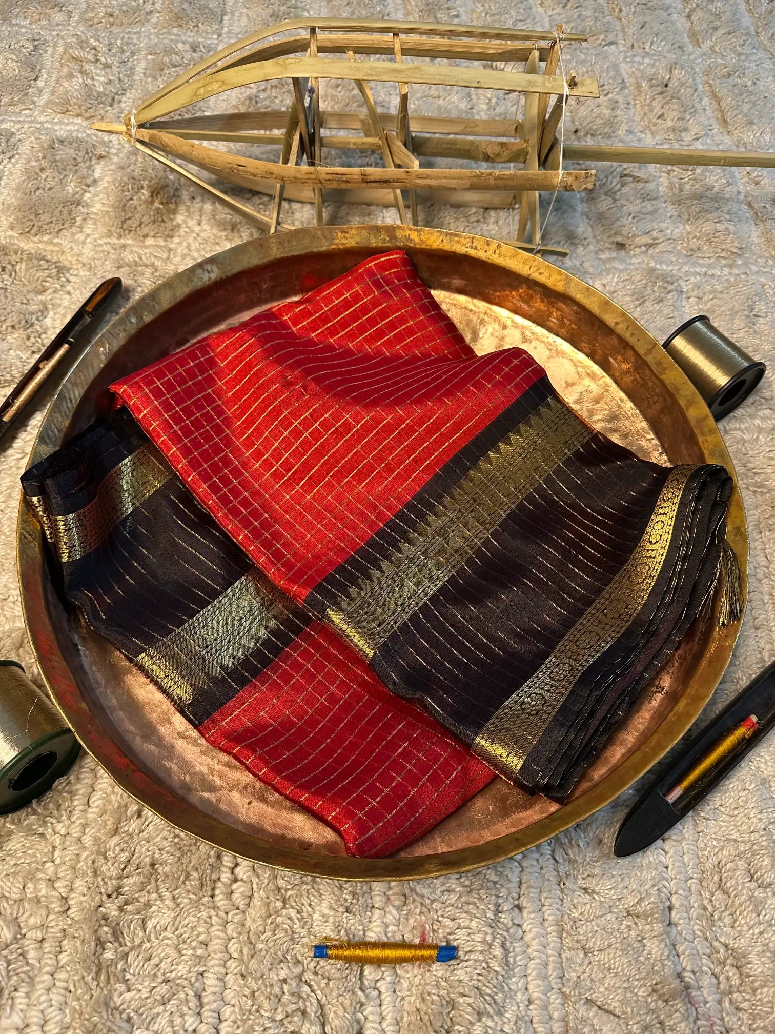 Eccentric Zari Weave Softsilk Banarasi Saree