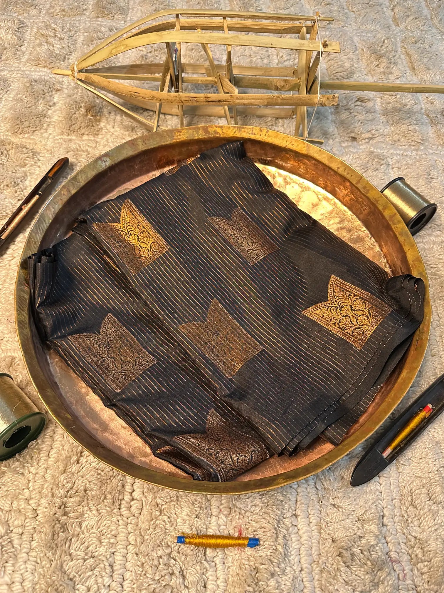 Eccentric Zari Weave Softsilk Banarasi Saree