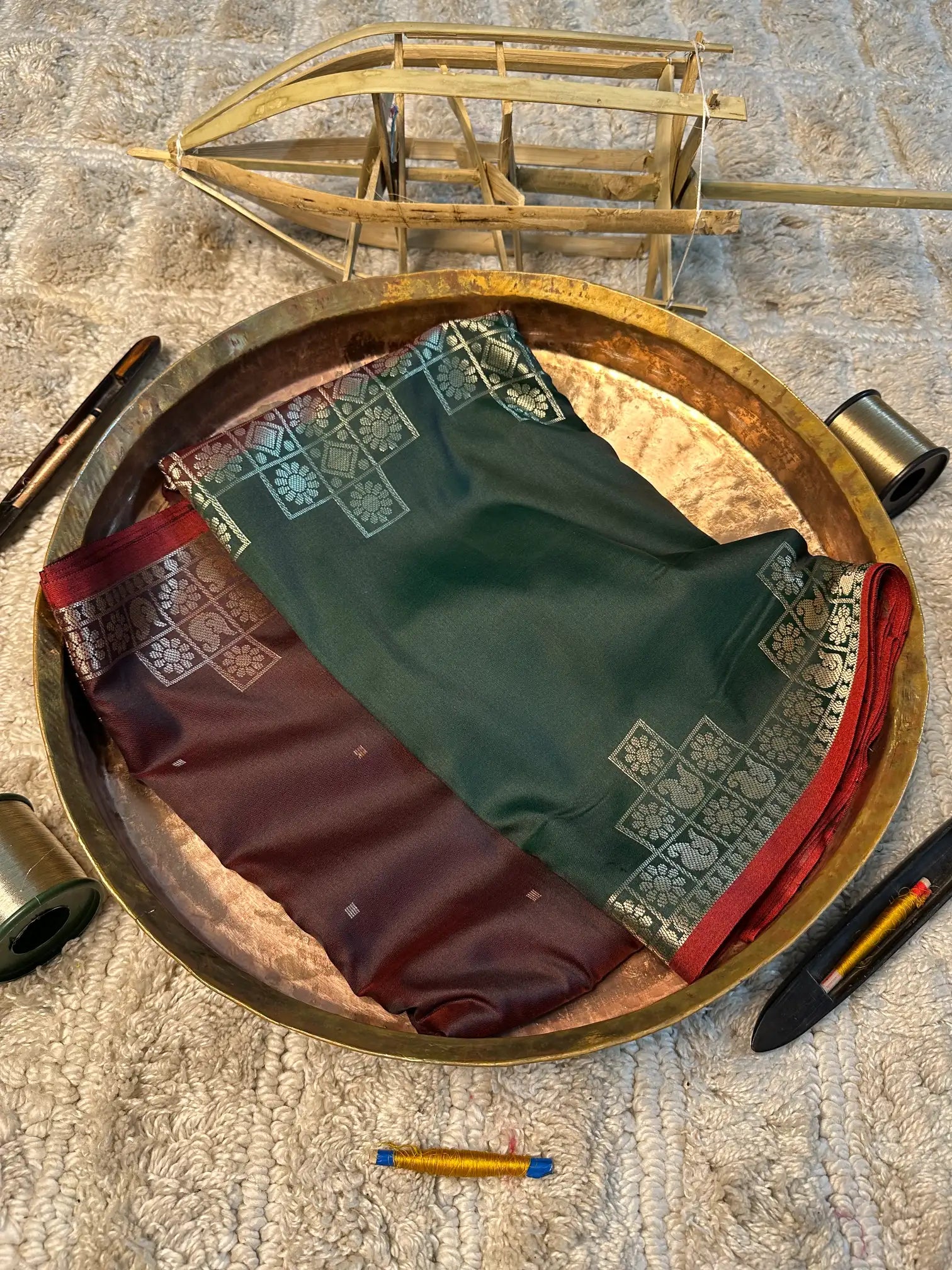 Eccentric Zari Weave Softsilk Banarasi Saree
