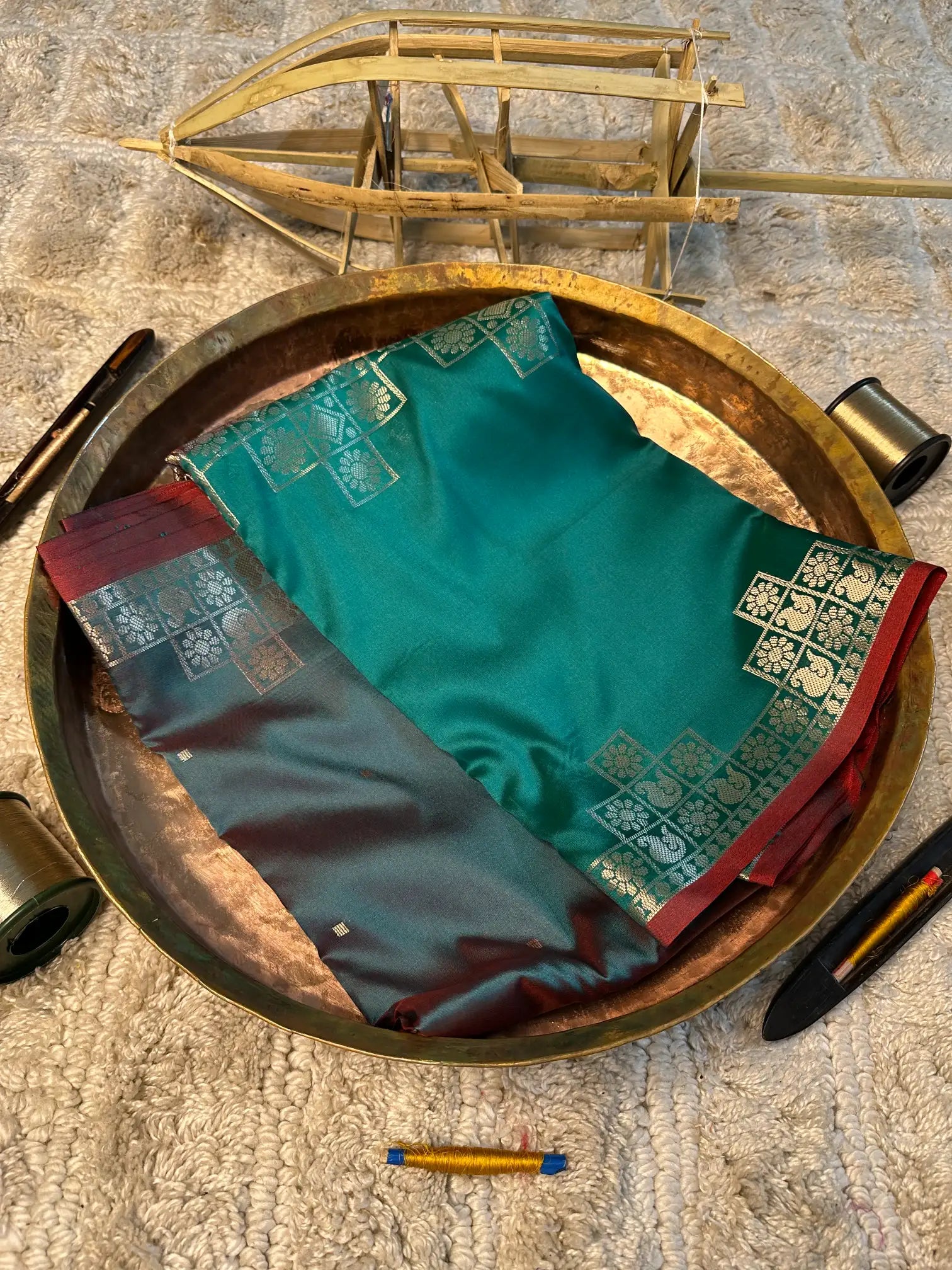 Eccentric Zari Weave Softsilk Banarasi Saree