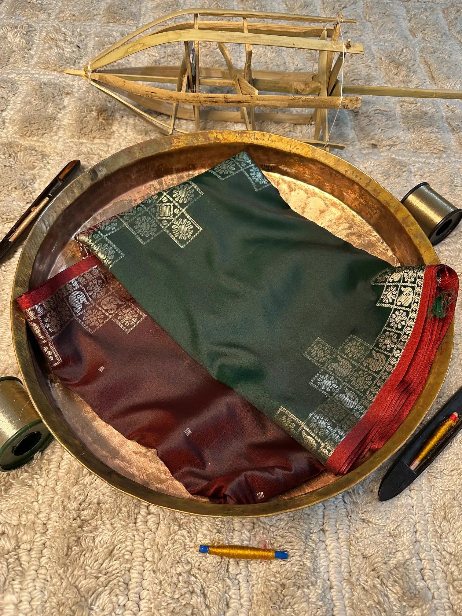 Eccentric Zari Weave Softsilk Banarasi Saree