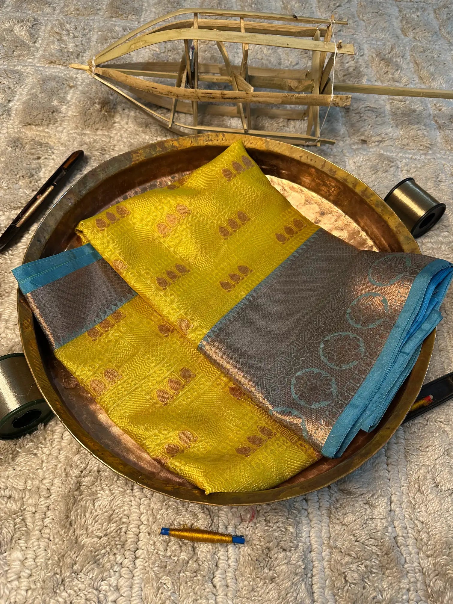 Eccentric Zari Weave Softsilk Banarasi Saree