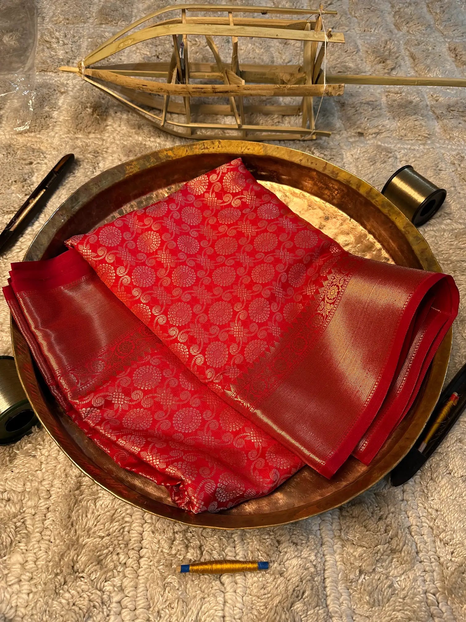 Eccentric Zari Weave Softsilk Banarasi Saree