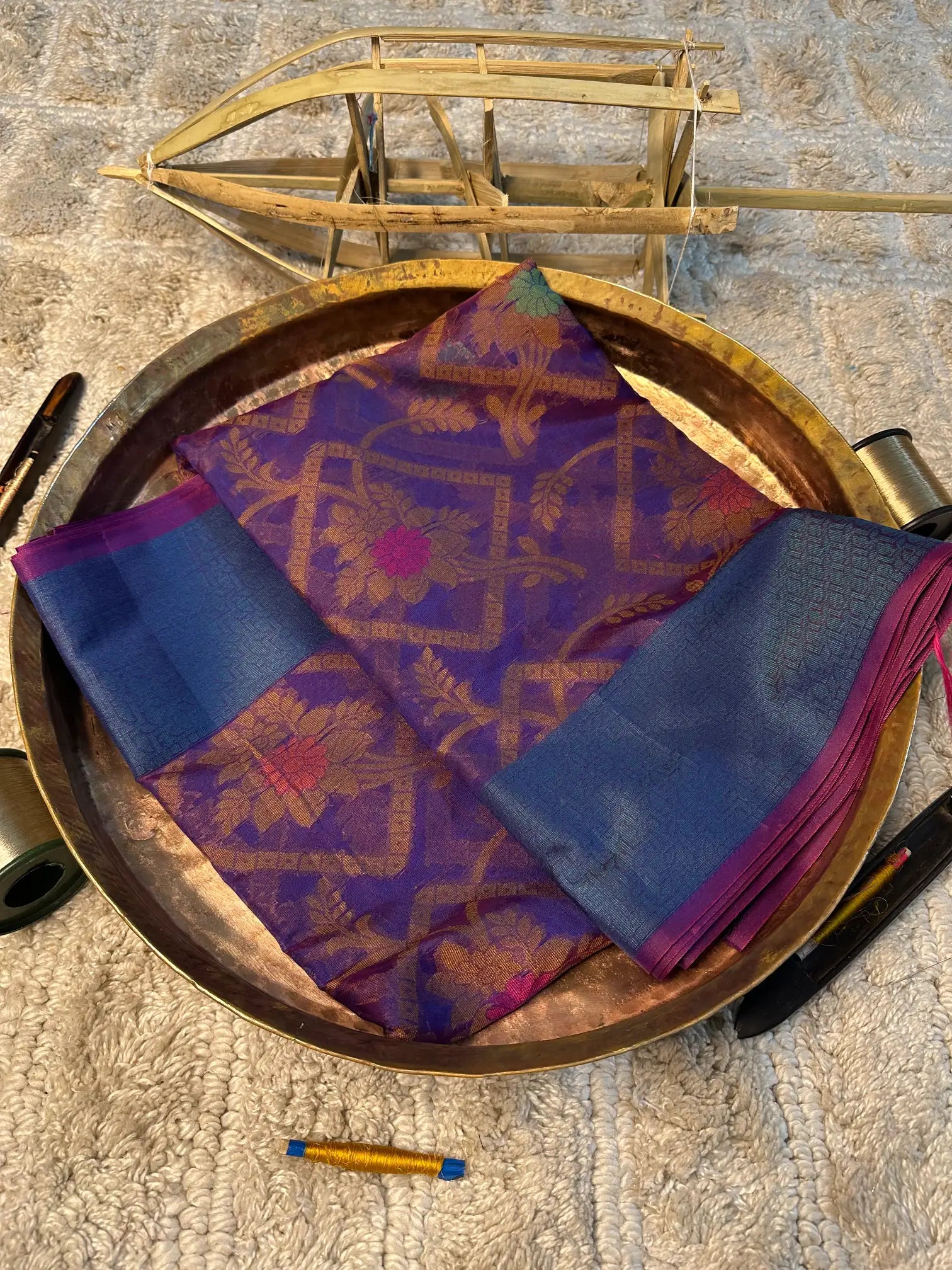 Eccentric Zari Weave Softsilk Banarasi Saree