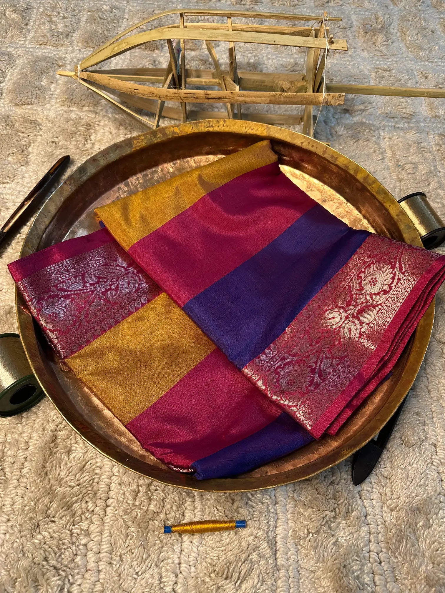 Eccentric Zari Weave Softsilk Banarasi Saree