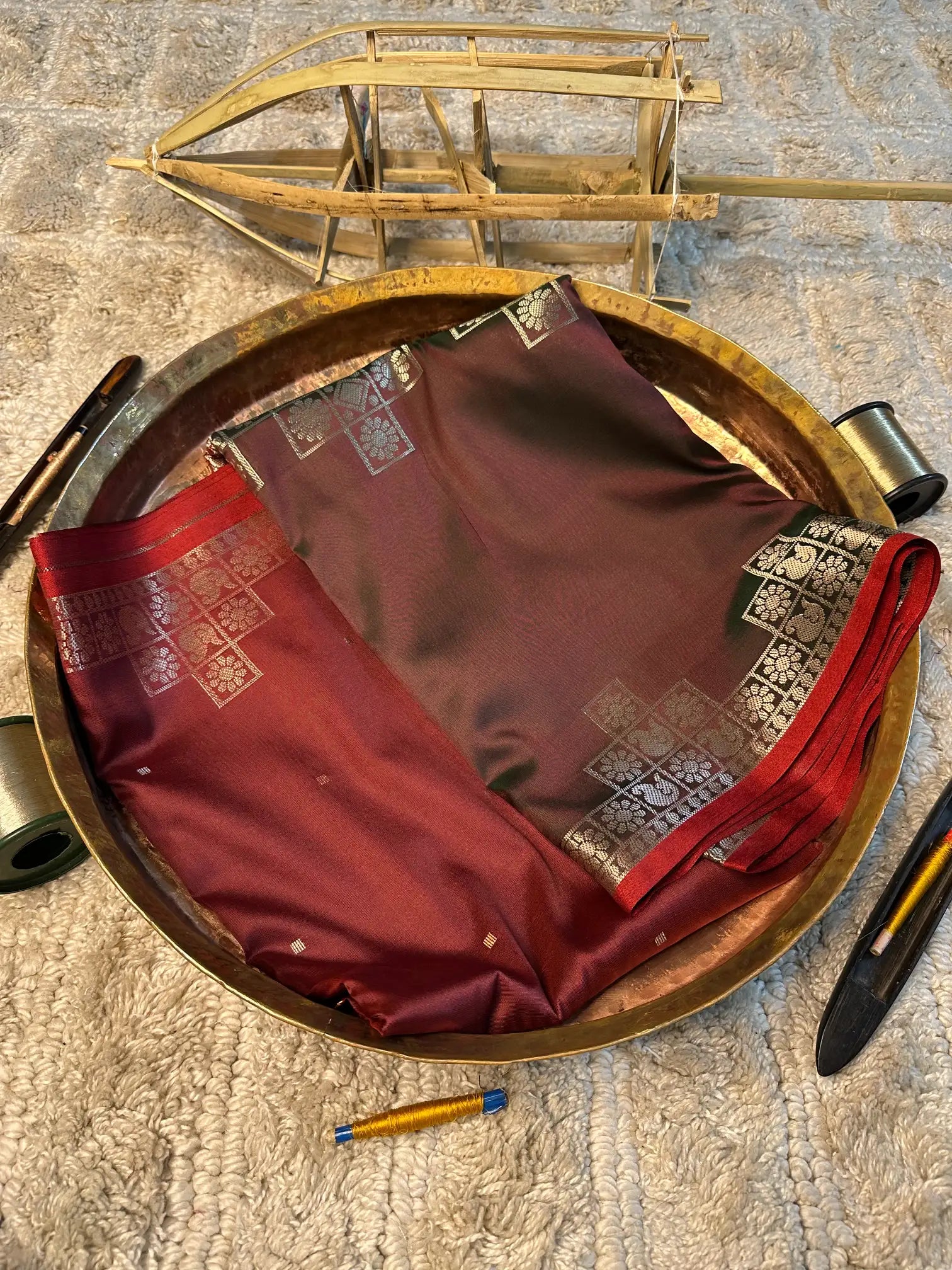 Eccentric Zari Weave Softsilk Banarasi Saree