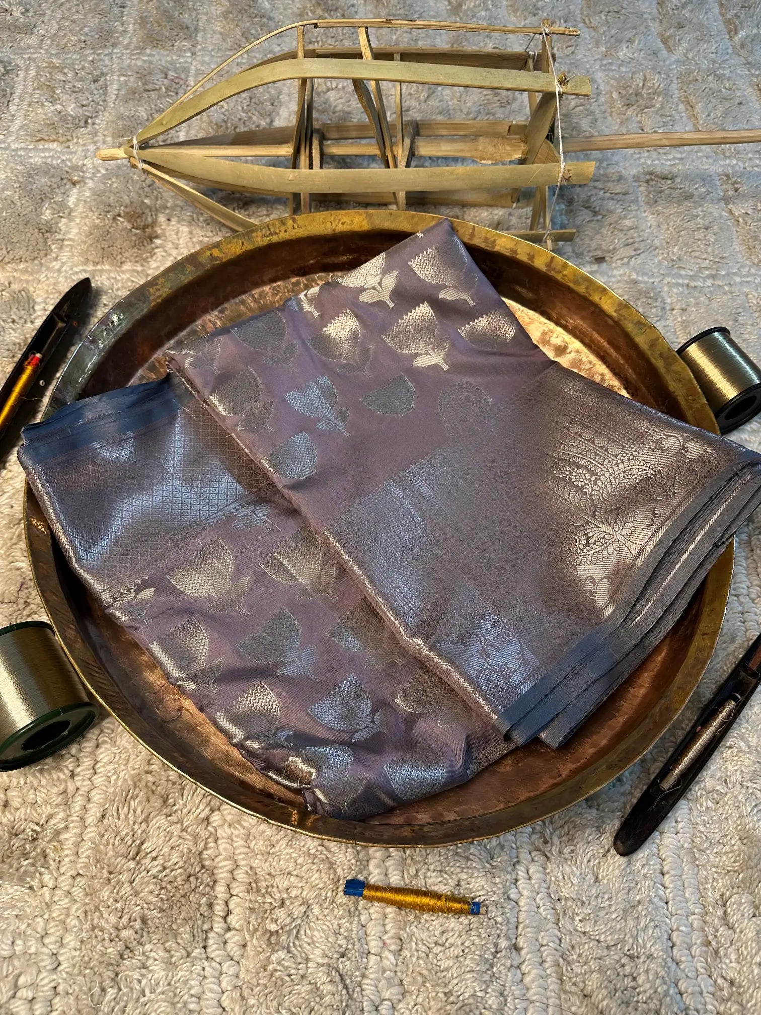 Eccentric Zari Weave Softsilk Banarasi Saree