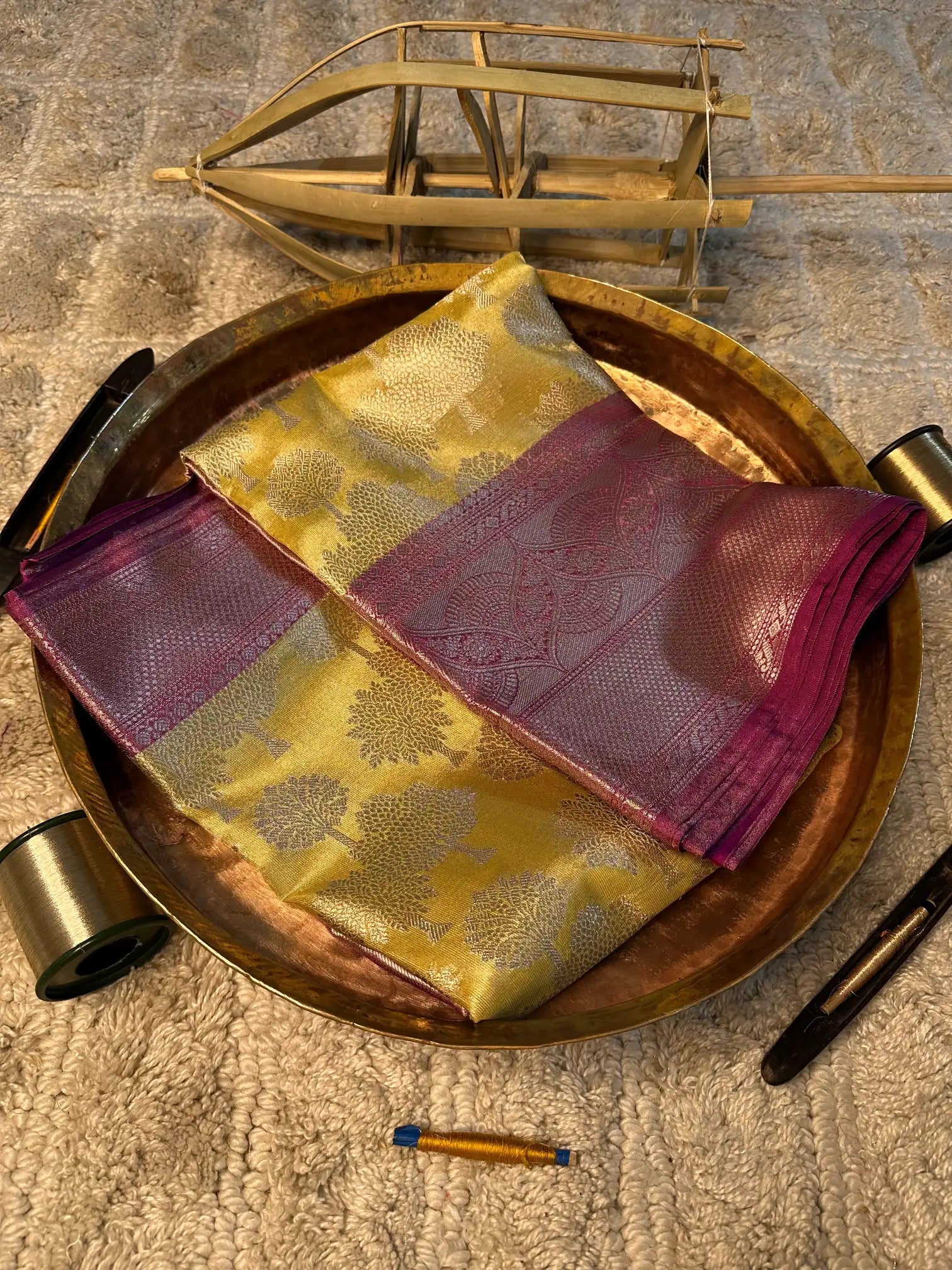 Eccentric Zari Weave Softsilk Heritage Banarasi Saree
