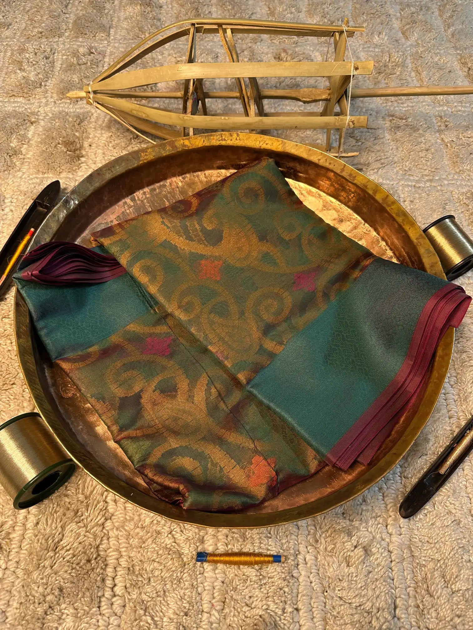 Eccentric Zari Weave Softsilk Banarasi Saree