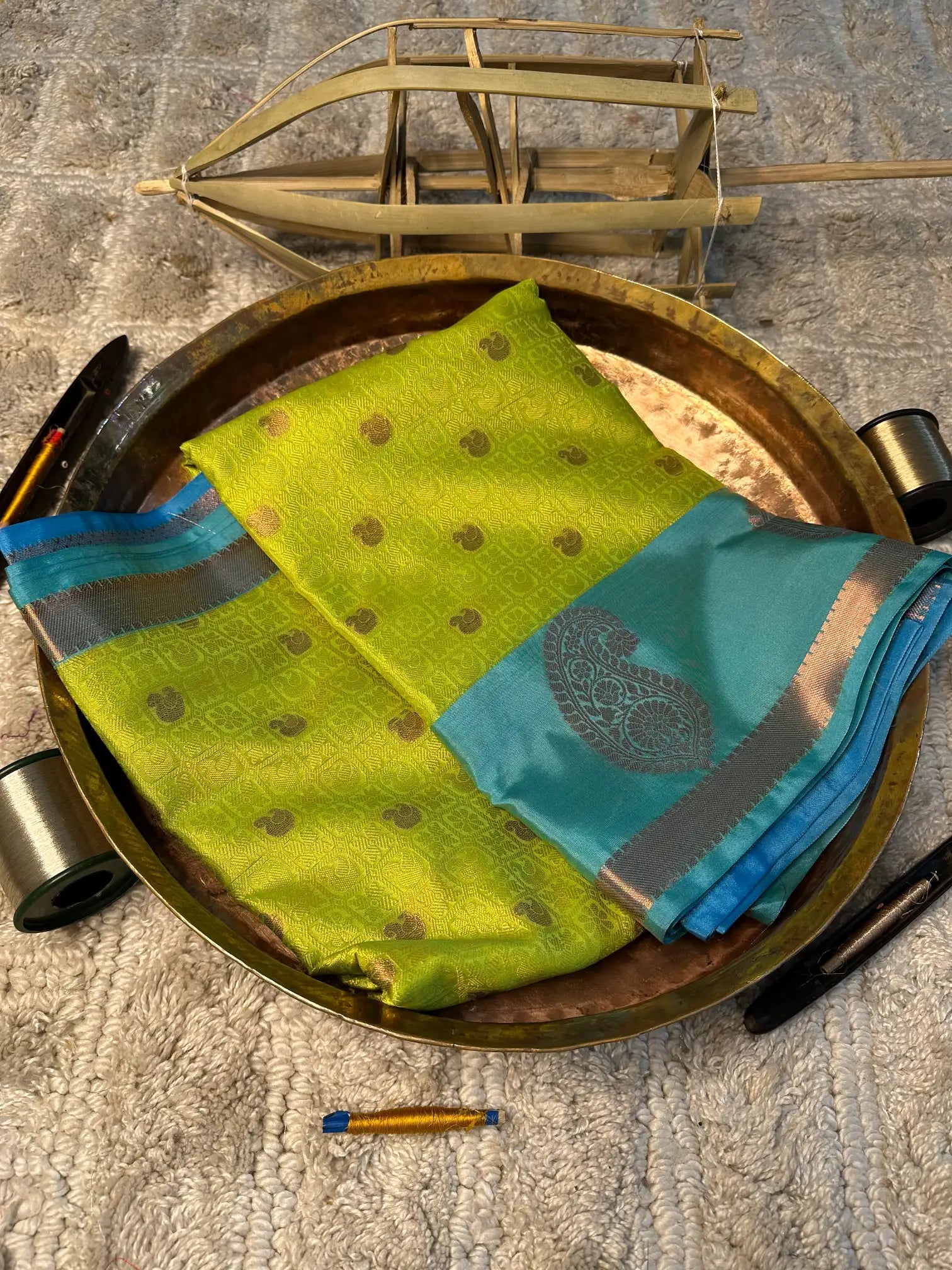 Eccentric Zari Weave Softsilk Banarasi Saree
