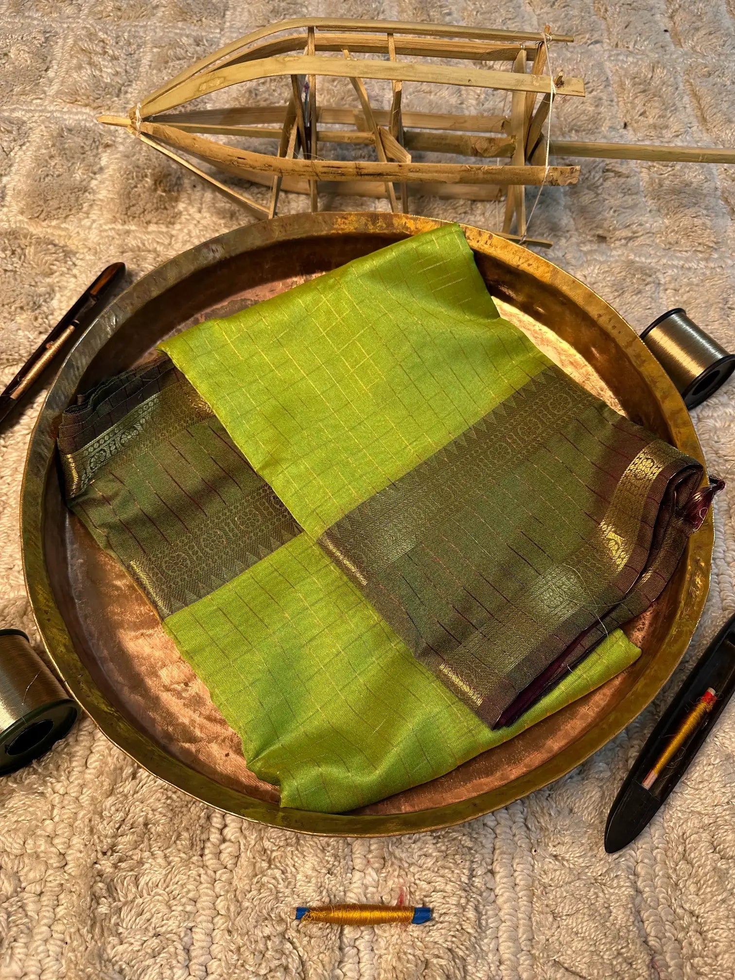 Eccentric Zari Weave Softsilk Banarasi Saree