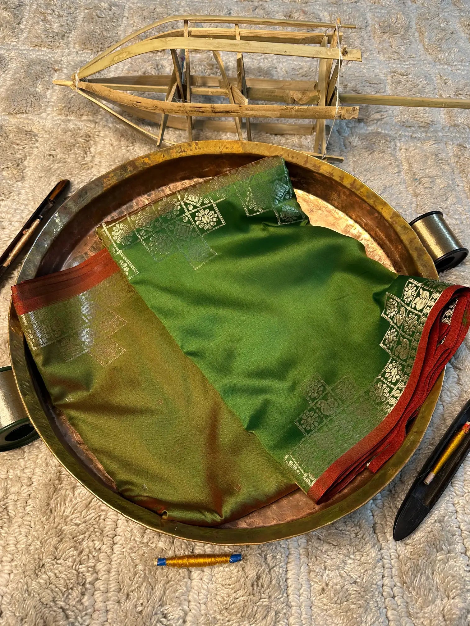 Eccentric Zari Weave Softsilk Banarasi Saree