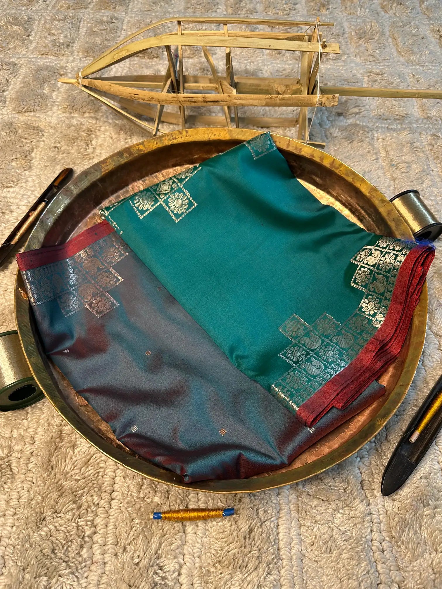 Eccentric Zari Weave Softsilk Banarasi Saree