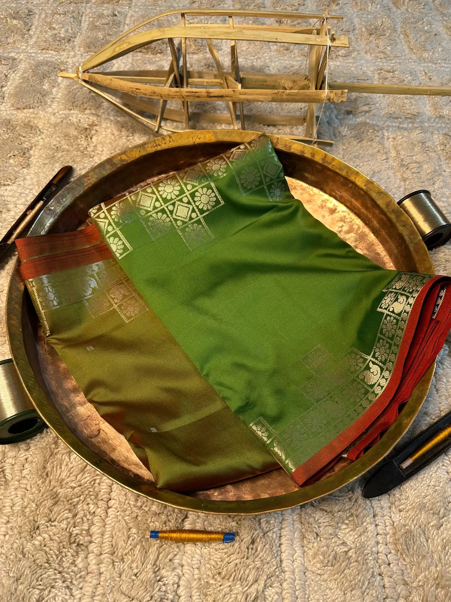 Eccentric Zari Weave Softsilk Banarasi Saree