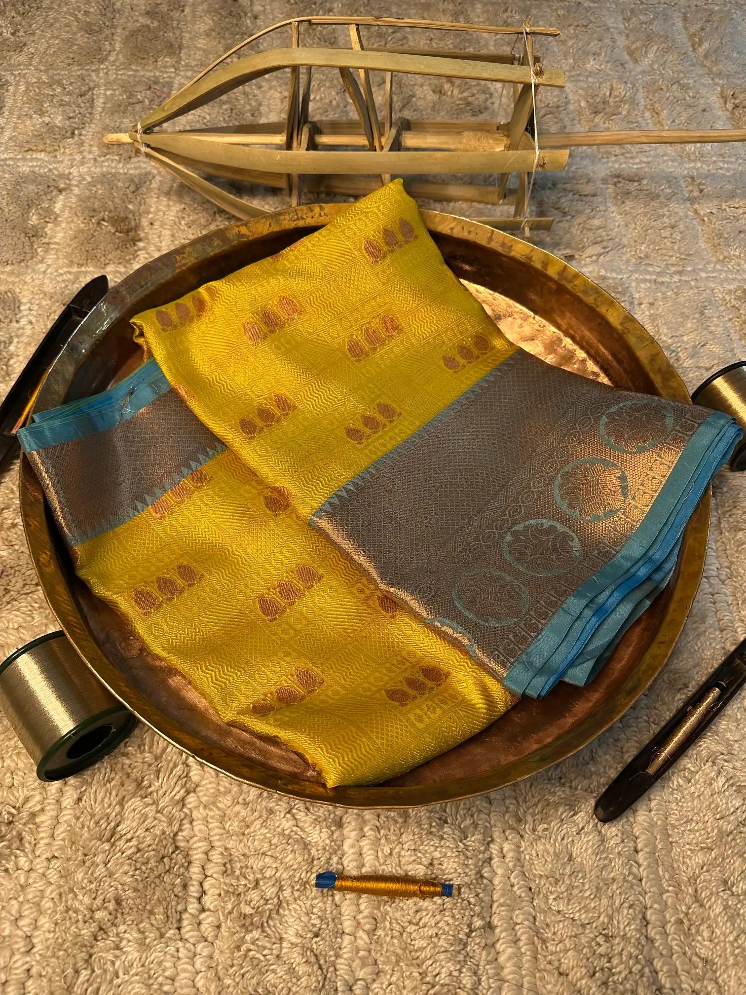 Eccentric Zari Weave Softsilk Banarasi Saree