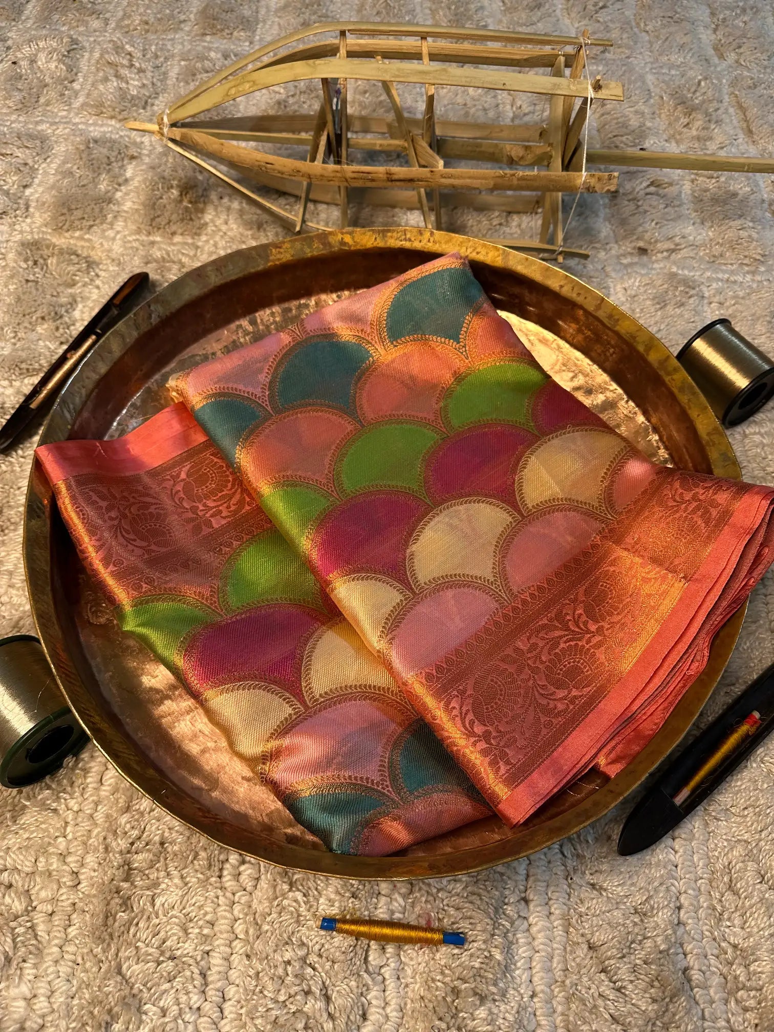 Eccentric Zari Weave Softsilk Banarasi Saree