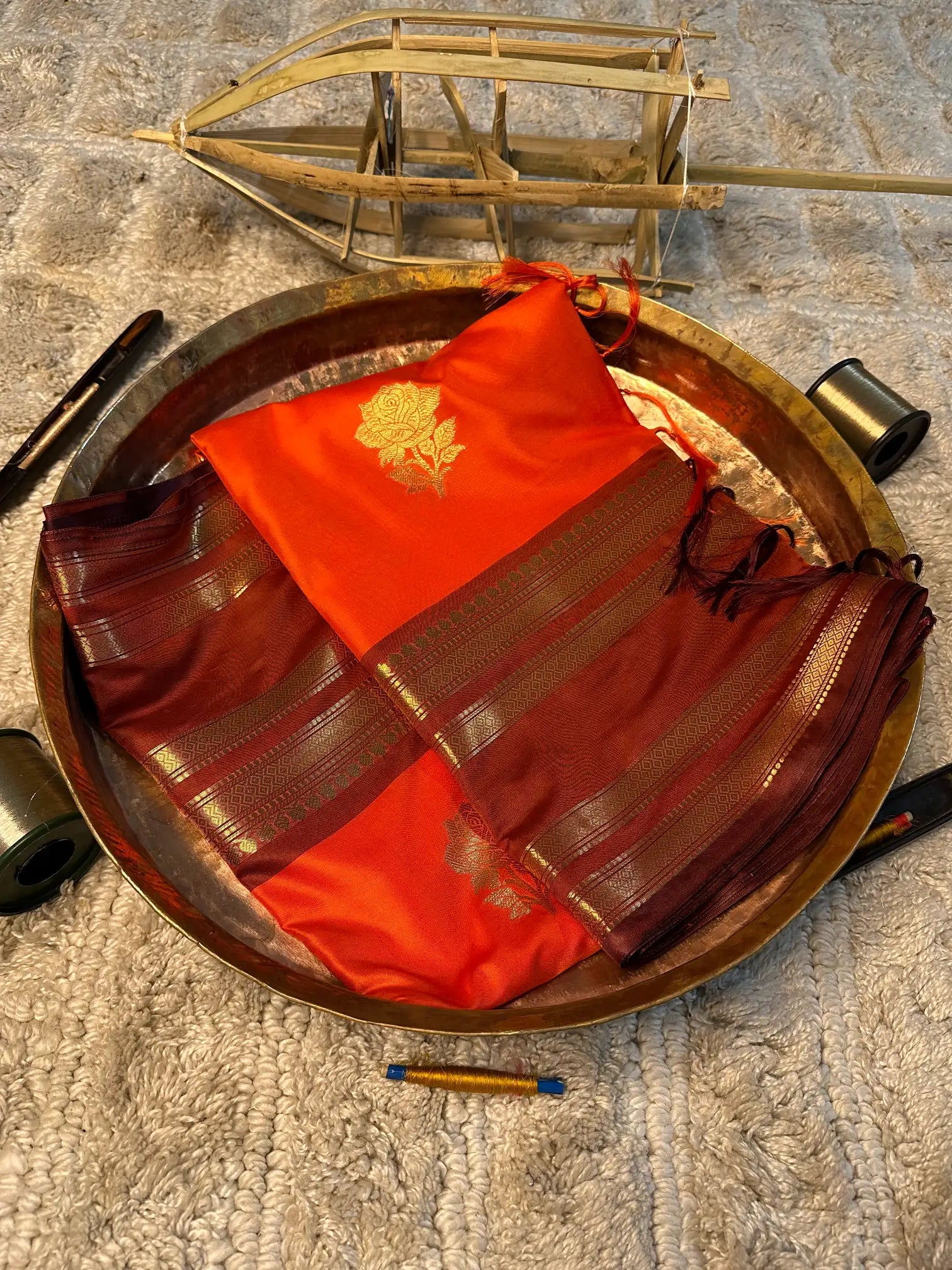 Eccentric Zari Weave Softsilk Banarasi Saree