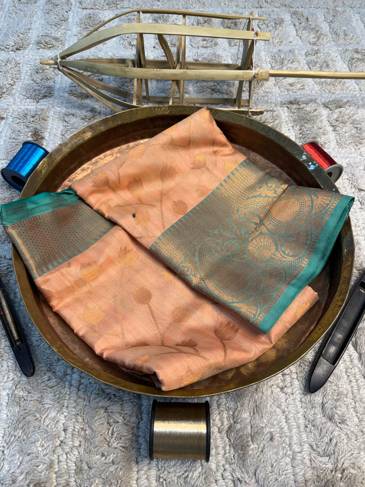Eccentric zari weave Softsilk Banarasi Saree
