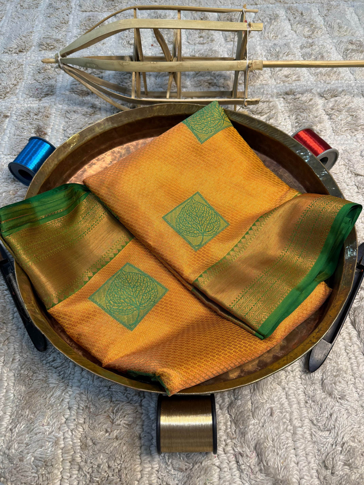 Eccentric zari weave Softsilk Banarasi Saree