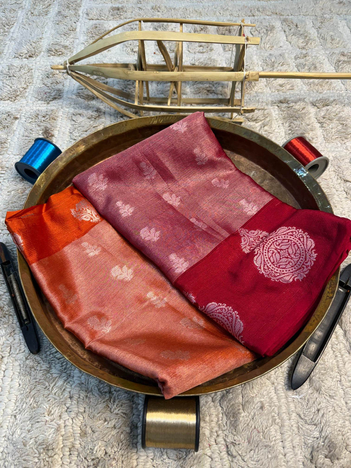 Eccentric zari weave Softsilk Banarasi Saree