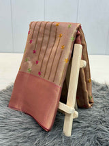 Jyothika Ma’am Inspired Kanjivaram Tissue Embroidered Saree