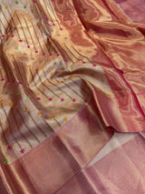 Jyothika Ma’am Inspired Kanjivaram Tissue Embroidered Saree