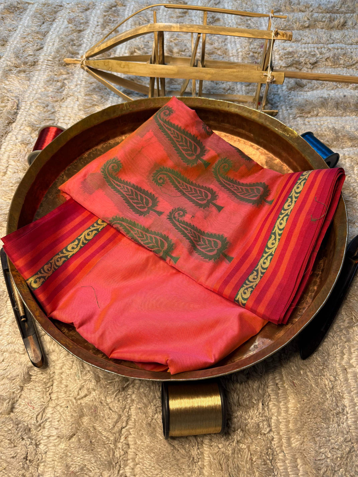 Eccentric zari weave Softsilk Banarasi Saree