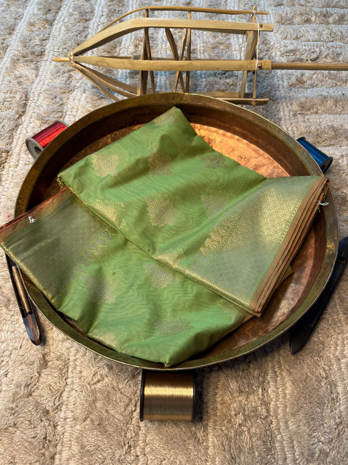 Eccentric zari weave Softsilk Banarasi Saree