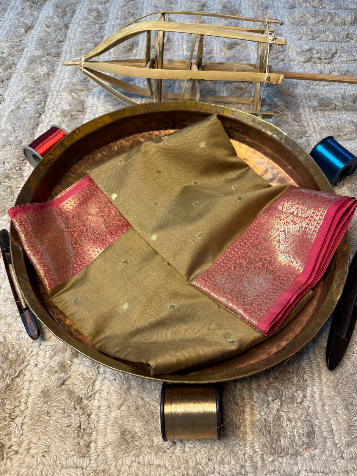 Eccentric zari weave Softsilk Banarasi Saree