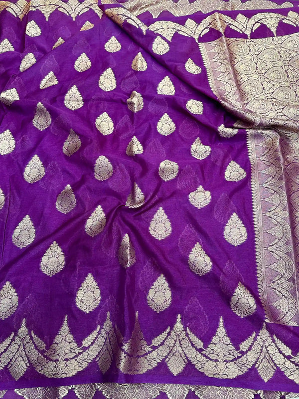 Keerthi Suresh Inspired Warm Silk Banarasi Saree