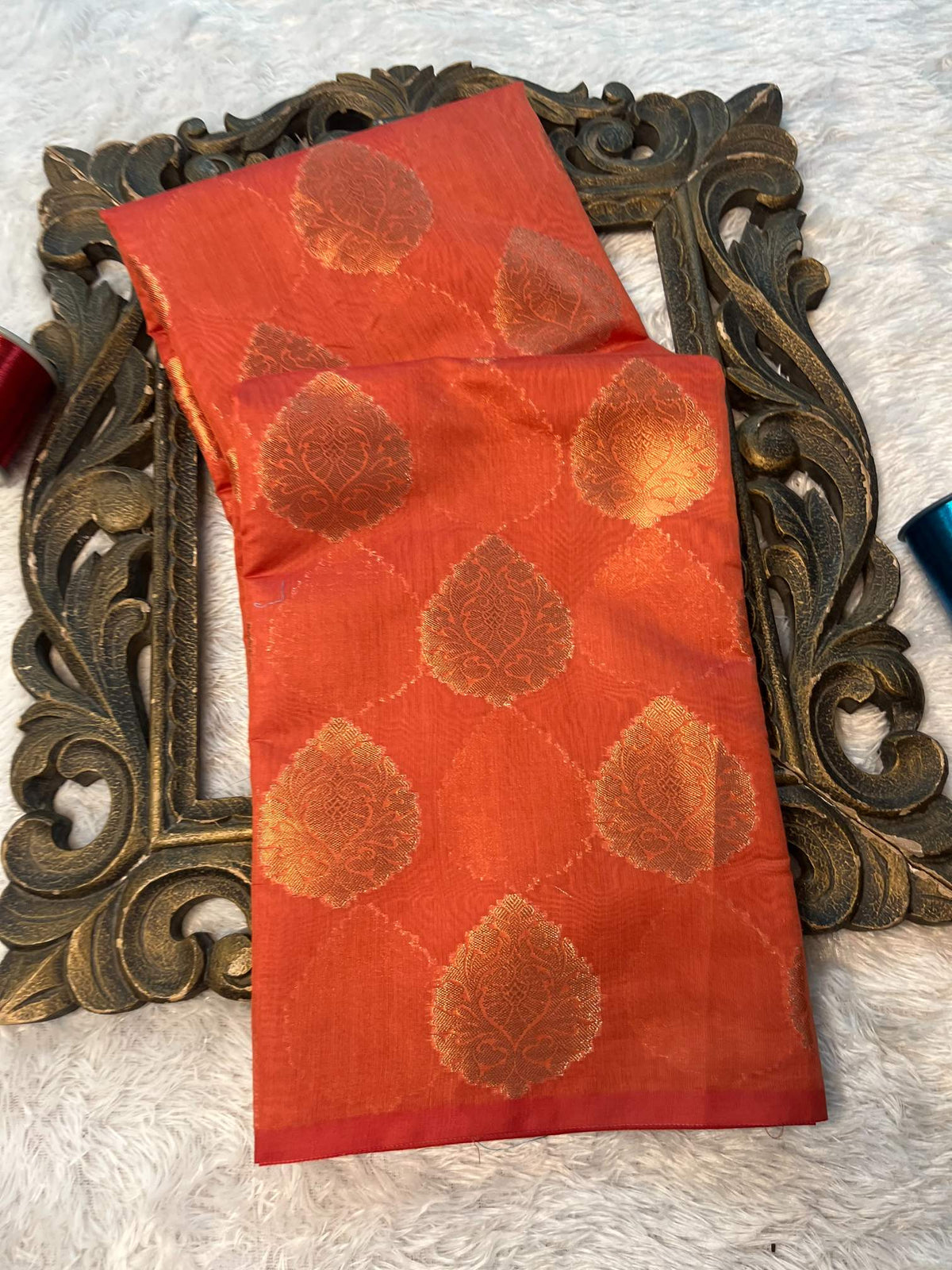 Eccentric zari weave Softsilk Banarasi saree