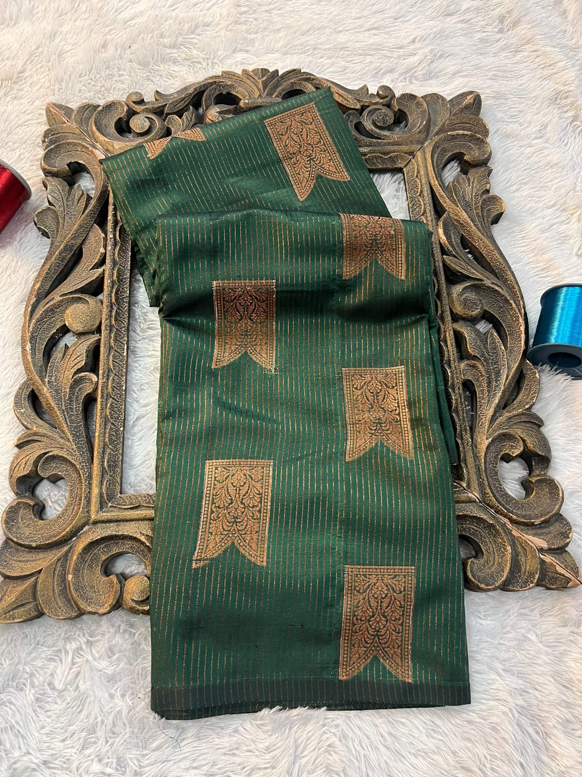 Eccentric zari weave Softsilk Banarasi saree