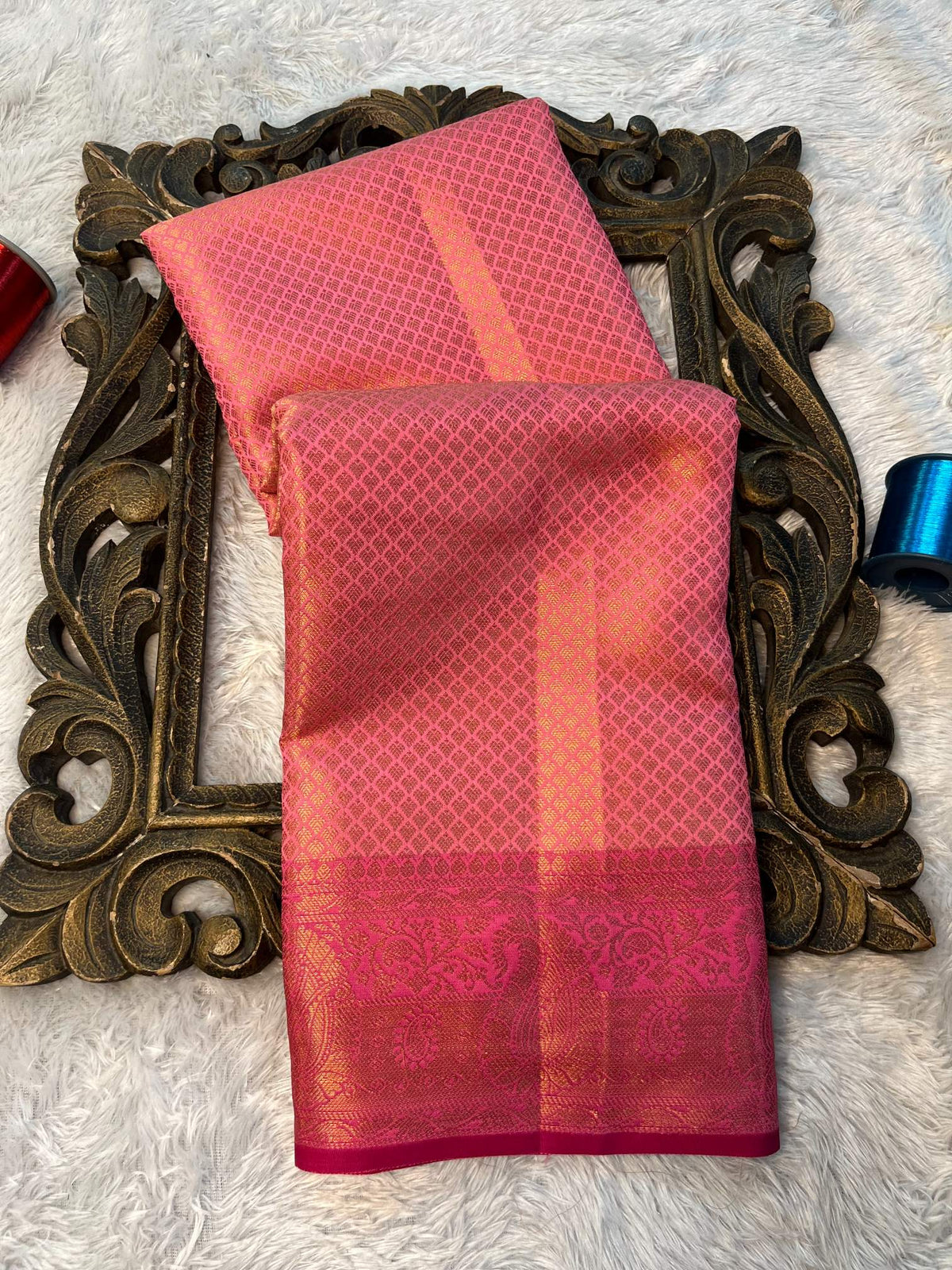 Eccentric zari weave Softsilk Banarasi saree