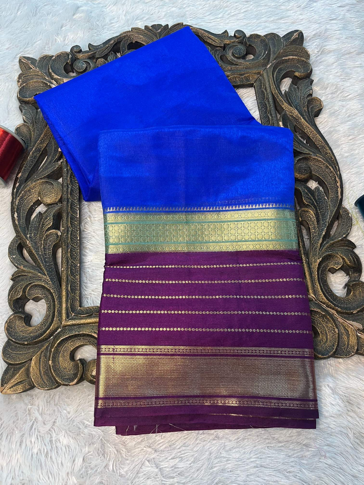 Eccentric zari weave Softsilk Banarasi saree