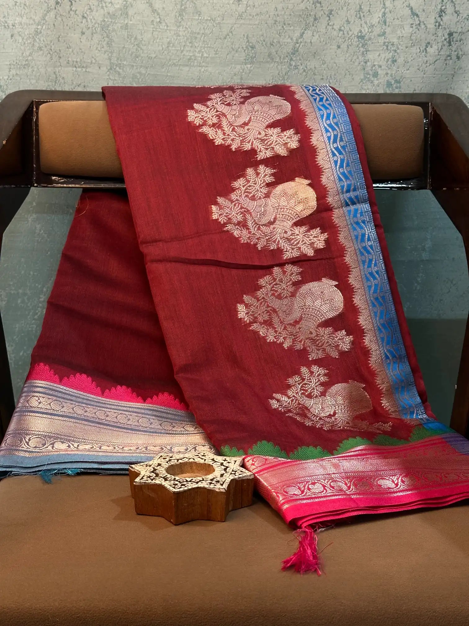 Jacquard Weave Soft Beautiful Banarasi Saree
